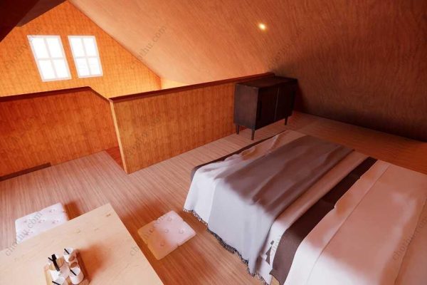 Bản vẽ kiến ​​trúc nhà gỗ hiện đại 40' x 22' – Bản thiết kế nhà nghỉ dưỡng tùy chỉnh - Hình ảnh 16
