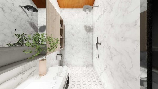 Bản vẽ kiến ​​trúc nhà gỗ hiện đại 25' x 25' - Bản thiết kế nhà nghỉ dưỡng tùy chỉnh - Hình ảnh 13