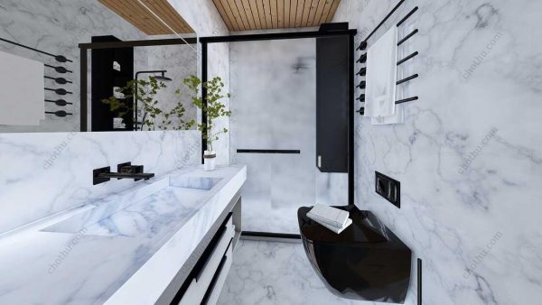 Bản vẽ kiến ​​trúc nhà gỗ hiện đại 15' x 25' – Bản thiết kế nhà nghỉ dưỡng tùy chỉnh - Hình ảnh 12