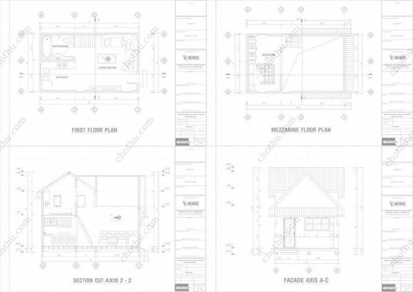 Nhà cấp 4 mái Thái đơn giản hot nhất hiện nay diện tích: 9.3x8.3m - V881 - Hình ảnh 3