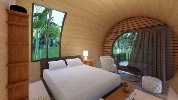 Bản vẽ kiến ​​trúc nhà gỗ hiện đại 10' x 29' – Bản thiết kế nhà nghỉ dưỡng tùy chỉnh - Hình ảnh 8