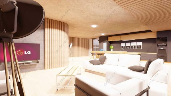 Bản vẽ kiến ​​trúc nhà gỗ hiện đại 62' x 43' – Bản thiết kế nhà nghỉ dưỡng tùy chỉnh - Hình ảnh 9