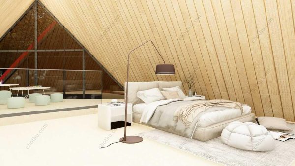 Bản vẽ kiến ​​trúc nhà gỗ hiện đại 66' x 75' – Bản thiết kế nhà nghỉ dưỡng tùy chỉnh - Hình ảnh 13