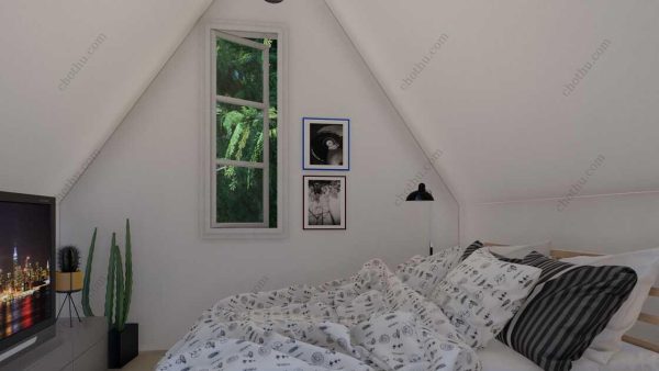 Bản vẽ kiến ​​trúc nhà gỗ hiện đại 10'×13' – Bản thiết kế nhà nghỉ dưỡng tùy chỉnh - Hình ảnh 8