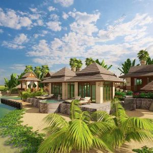 Bản vẽ kiến ​​trúc nhà gỗ hiện đại 16'x16' – Bản thiết kế nhà nghỉ dưỡng tùy chỉnh