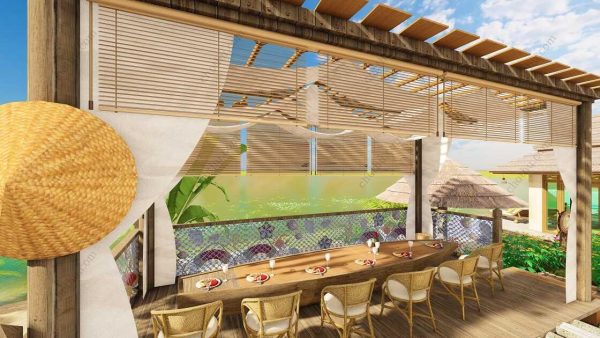 Bản vẽ kiến ​​trúc nhà gỗ hiện đại 16'x16' – Bản thiết kế nhà nghỉ dưỡng tùy chỉnh - Hình ảnh 10