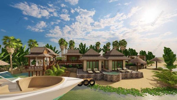 Bản vẽ kiến ​​trúc nhà gỗ hiện đại 16'x16' – Bản thiết kế nhà nghỉ dưỡng tùy chỉnh - Hình ảnh 4