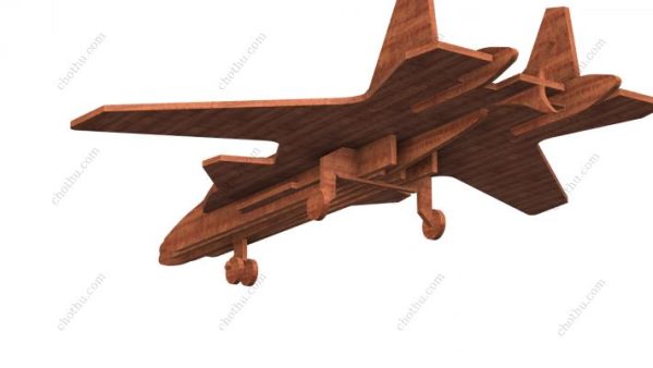 Mô hình máy bay phản lực chiến đấu tự làm - Mô hình 3D - Hình ảnh 10