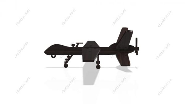 Máy bay không người lái quân sự – Mô hình 3D tệp cắt bằng laser - Hình ảnh 11