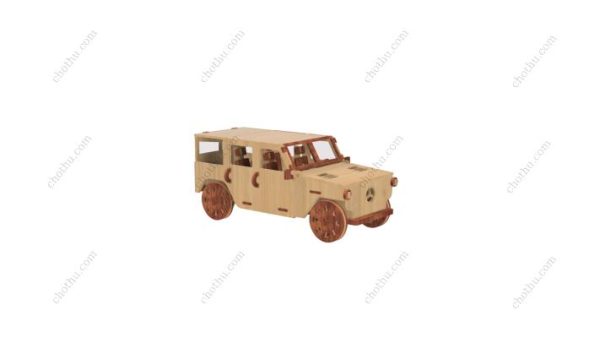 Mô hình xe ô tô địa hình – Mô hình cắt Laser 3D - Hình ảnh 6