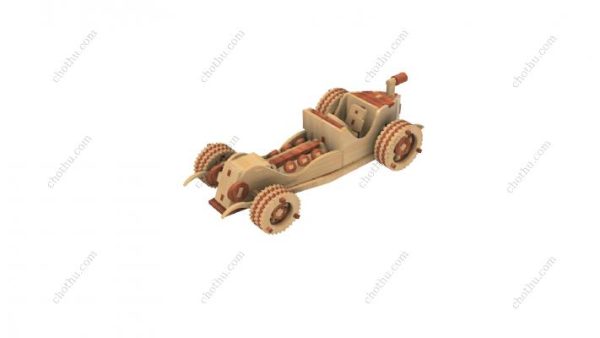 Mô hình xe đua công thức 1 - Mô hình 3D tệp cắt laser - Hình ảnh 4