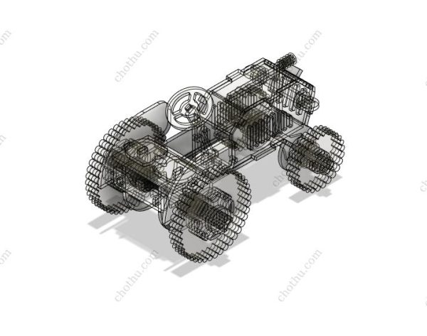 Mô hình máy cày – Mô hình cắt Laser 3D - Hình ảnh 5