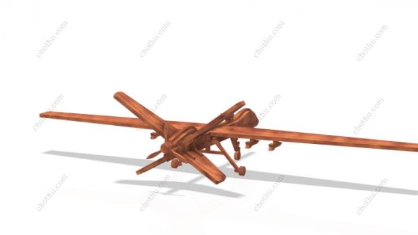Máy bay không người lái quân sự – Mô hình 3D tệp cắt bằng laser - Hình ảnh 13