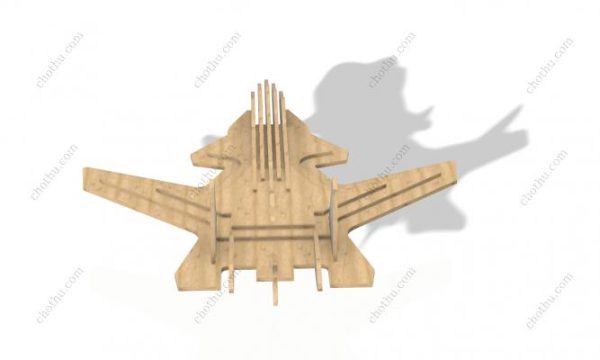 Mô hình máy bay phản lực chiến đấu tự làm - Mô hình 3D - Hình ảnh 13