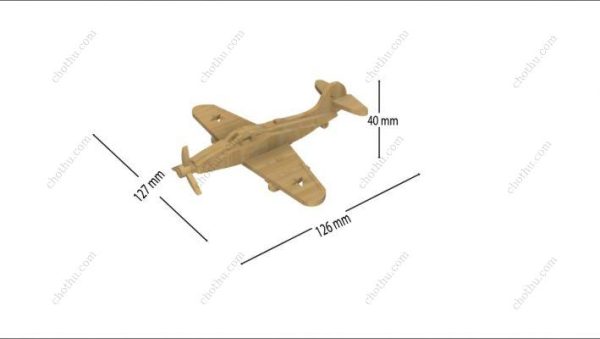 Mô hình máy bay quân sự B52 bằng gỗ – Mô hình 3D tệp cắt bằng laser - Hình ảnh 8