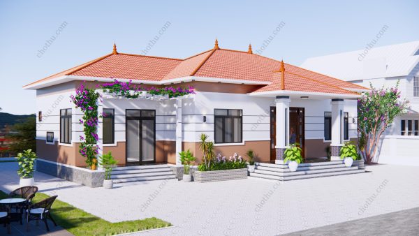 Nhà cấp 4 mái Nhật hot nhất hiện nay diện tích: 9.5x17m - V459 - Hình ảnh 4