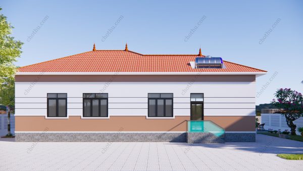 Nhà cấp 4 mái Nhật hot nhất hiện nay diện tích: 9.5x17m - V459 - Hình ảnh 6
