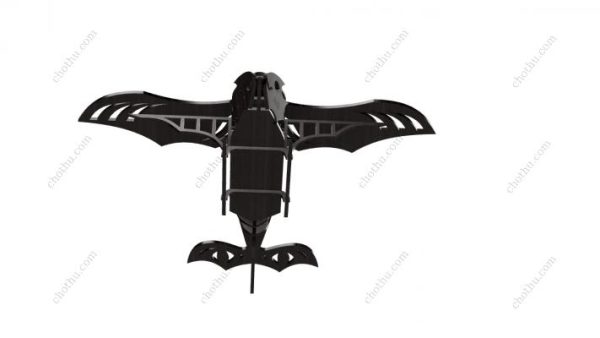 Fantasy Aircraft – Bản vẽ tàu Steampunk cho đồ chơi gỗ cắt laser – Mô hình 3D - Hình ảnh 7