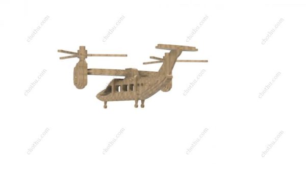 Mô hình cắt laser SVG trực thăng Bell V-280 Valor - Hình ảnh 17