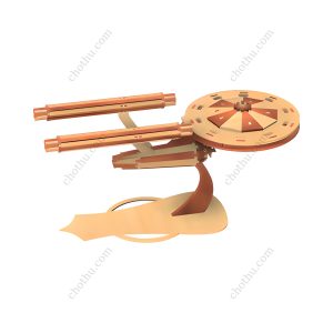 Tàu vũ trụ USS Enterprise Star trek – Mô hình 3D cắt Laser