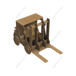 Đồ chơi xe nâng mô hình 3D, Mô hình xe nâng cắt laser 3D