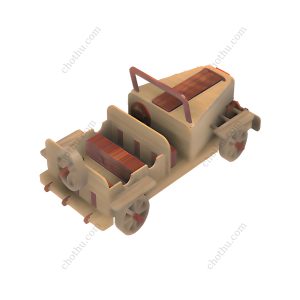 Tệp kỹ thuật số đồ chơi Mô hình xe cổ điển để cắt bằng laser