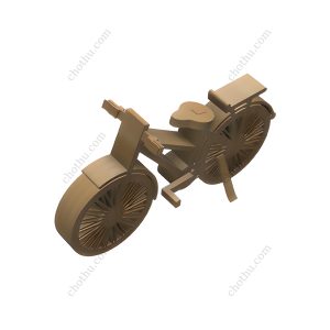 Mô hình xe đạp làm bằng gỗ – Mô hình 3D tệp cắt bằng laser