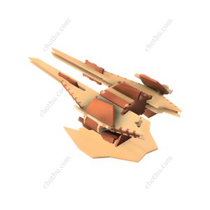 Mô hình 3D tệp cắt laser Star of War