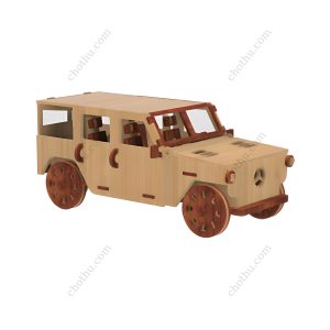 Mô hình xe ô tô địa hình – Mô hình cắt Laser 3D