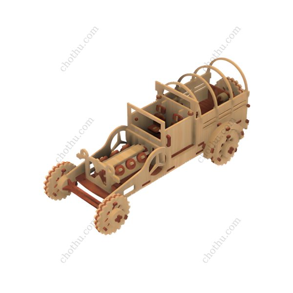 Mô hình xe đầu kéo – Mô hình cắt laser 3D